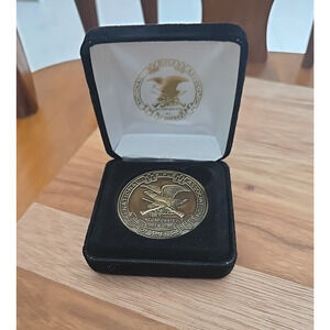 Vtg National Rifle Association‎ NRA Rifle Military Collectors Series Token Coin